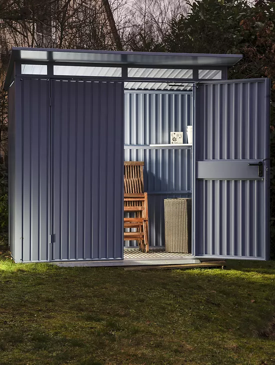 Waarom kiezen voor een Hörmann metalen tuinhuis?