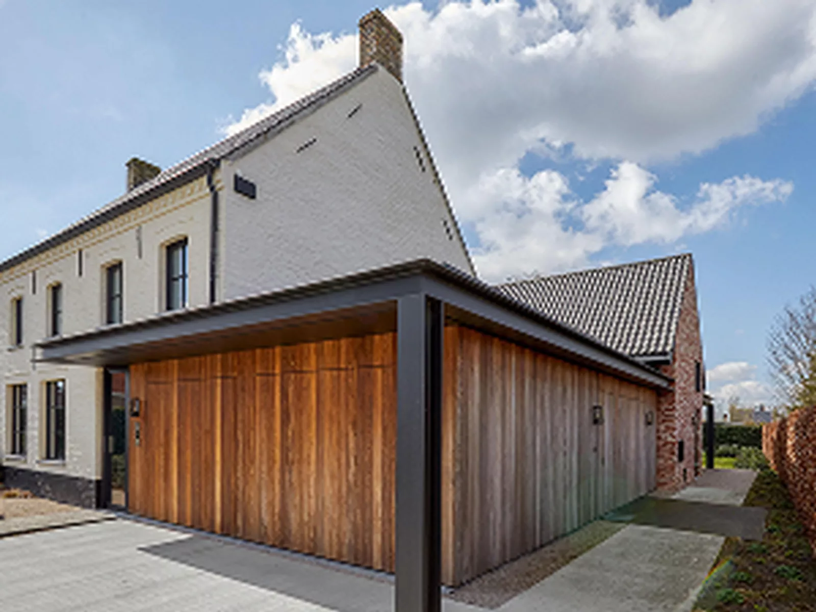 Nieuwbouwproject Kortrijk - Dubbele Garagepoort