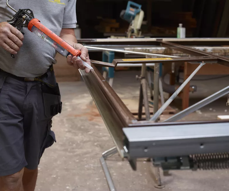 Uniek bij Torck Exterieur: eigen lakkerij en schrijnwerkerij